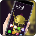 ikon Metal Skull Wallpaper