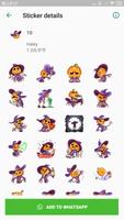 Halloween Stickers for WhatsApp, WAStickerApps تصوير الشاشة 1