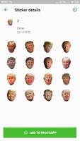 2 Schermata Dump Trump Stickers for WhatsApp, WAStickerApps