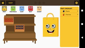 Grocery Shopping Learning Game 截图 1