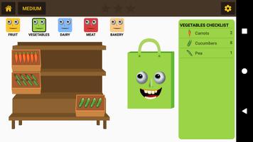 Grocery Shopping Learning Game 截图 2