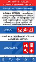 PIERWSZA POMOC w syt. zagrożeń الملصق