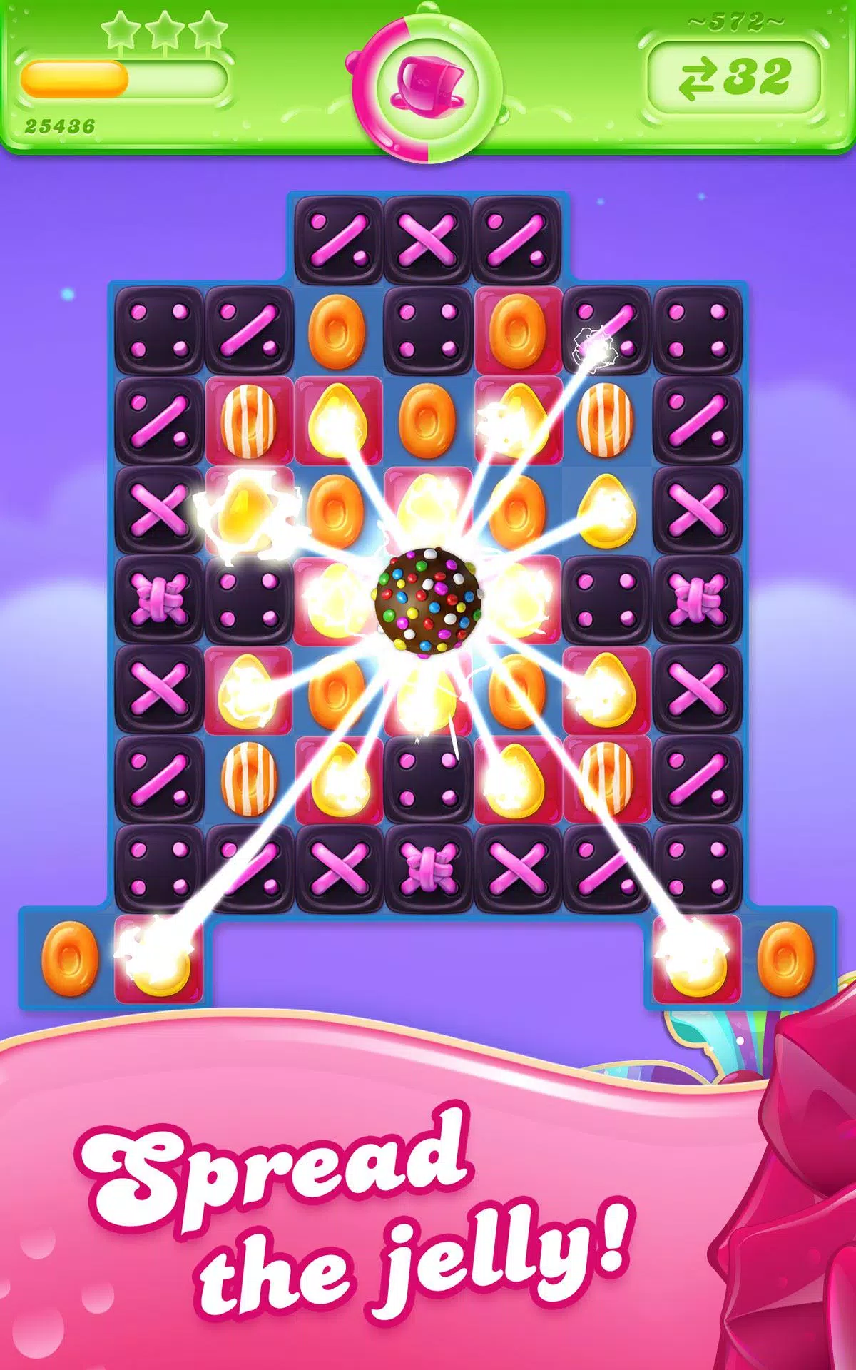 🔥 Download Candy Crush Jelly Saga 2.40.11 [Mod Lives] APK MOD. Bright  three in a row puzzle from a popular series of games 