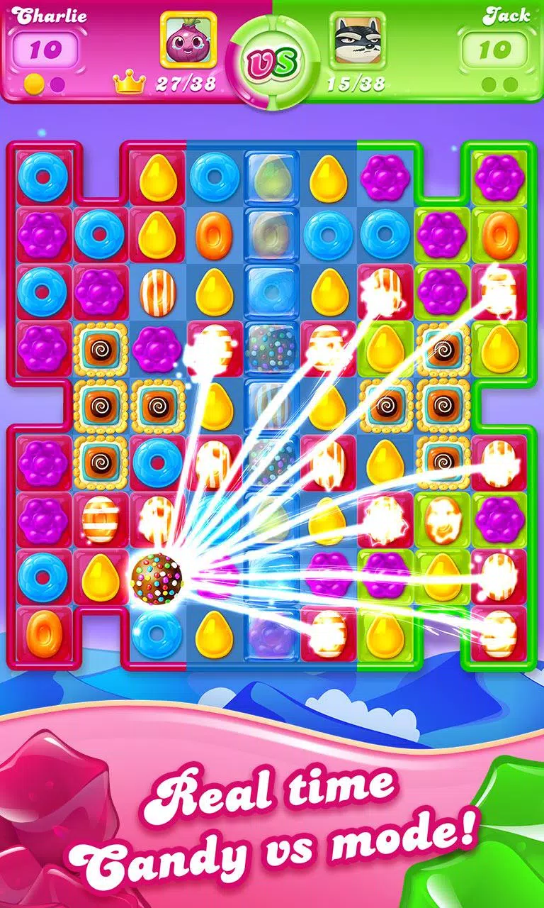 🔥 Download Candy Crush Jelly Saga 2.40.11 [Mod Lives] APK MOD. Bright  three in a row puzzle from a popular series of games 