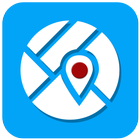 GPS Route Finder location apps Zeichen