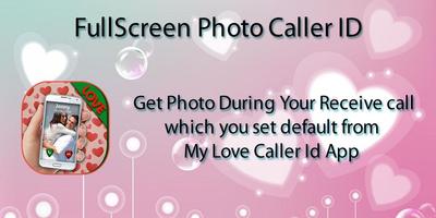 Love Theme Photo Caller ID Affiche