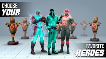 सुपर हीरो - स्ट्रीट फाइट गेम्स पोस्टर
