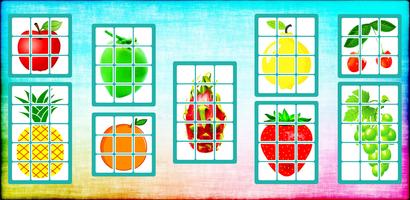 Fruit Puzzle - Free Slide Puzzle Game syot layar 2