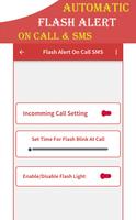 Automatic Flash On Call & SMS تصوير الشاشة 1