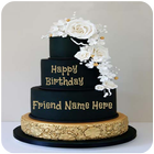 Name On Birthday Cake icône