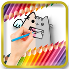 Pusheen Coloring Book أيقونة