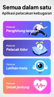 Pedometer: Pelacakan Aktivitas poster