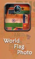 World Flag Face Photo Maker plakat