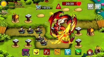 ड्रैगन योद्धा टॉवर रक्षा स्क्रीनशॉट 1