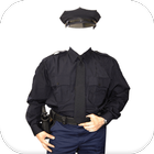 Police Uniform Photo Frame أيقونة