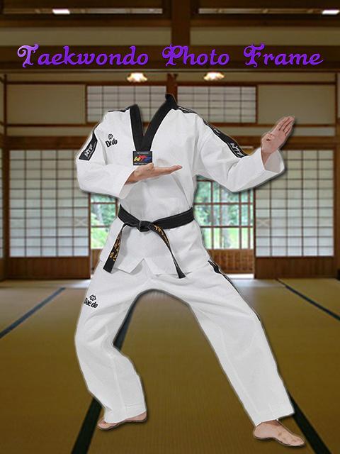 Taekwondo Photo Frame Editor For Android Apk Download - black belt taekwondo uniform roblox