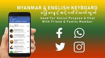 Zawgyi Keyboard & Burmese keyboard & Zawgyi Font скриншот 1
