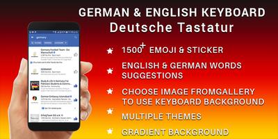 German Keyboard German Language Keyboard โปสเตอร์