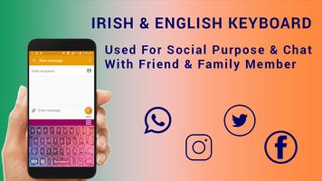 Irish keyboard: Méarchlár Gaeilge poster