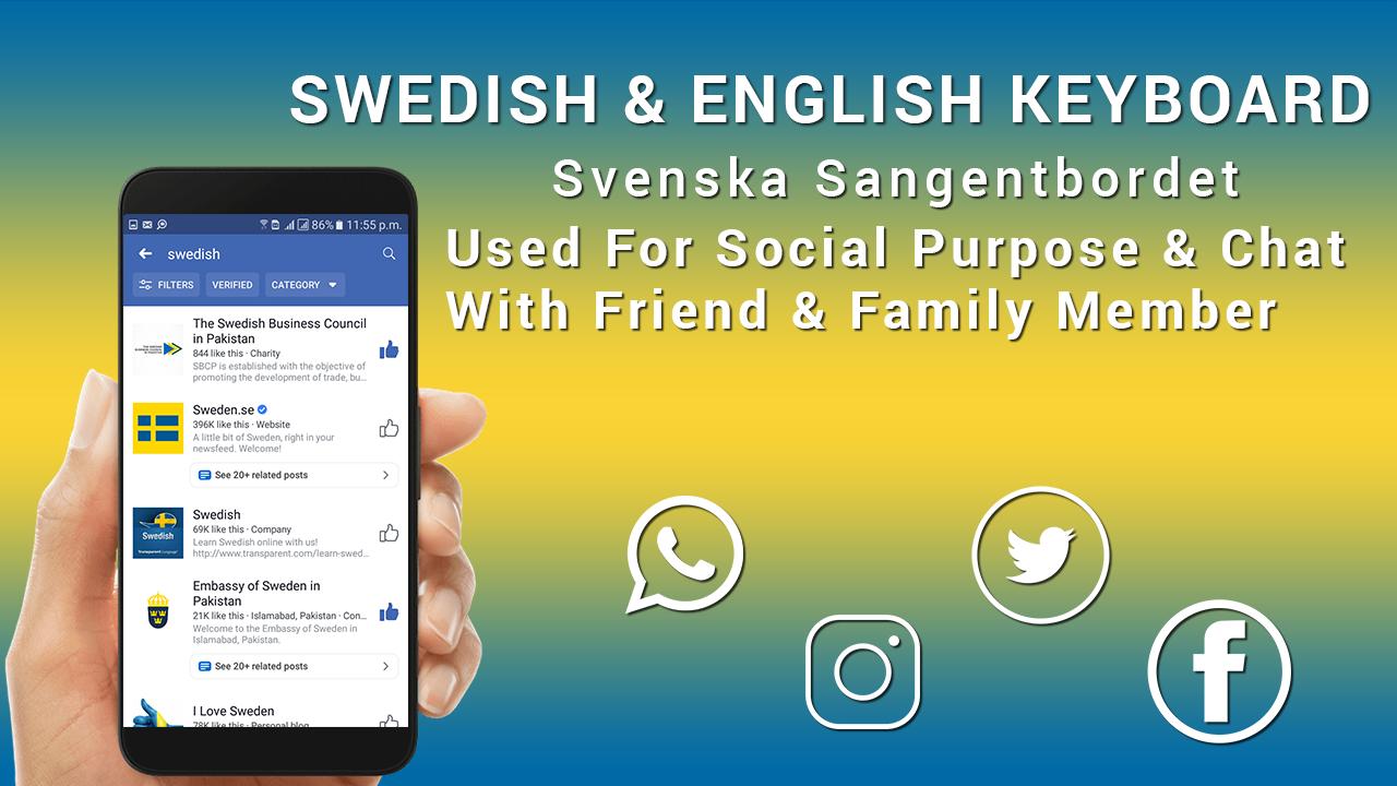 NewSwedish Keyboard Svensk tangentbord för android for Android - APK  Download