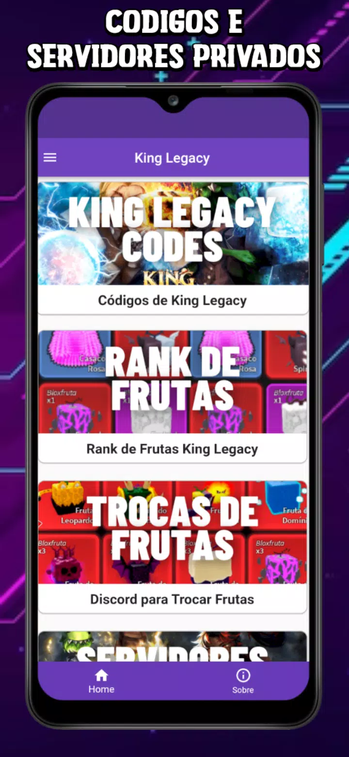 Download do APK de King Legacy Codes e Privados para Android