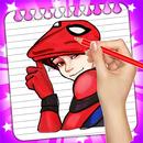 spider boy coloring hero APK