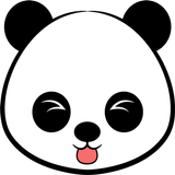 panda draw line puzzle : physics games 2019 icône