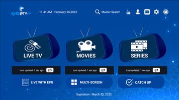 KING IPTV PRO para Android TV captura de pantalla 1