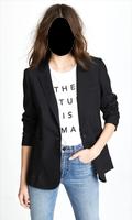 Women Blazer Photo Suit Affiche
