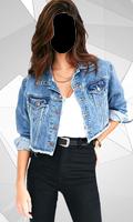 Women Jeans Jacket Photo Suit 스크린샷 3