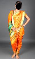 Women Marathi Saree Photo Suit capture d'écran 3