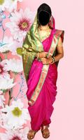 Women Marathi Saree Photo Suit Affiche