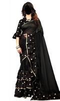 Women Ruffle Saree Photo Suit screenshot 3