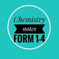 Chemistry notes: form 1 to 4