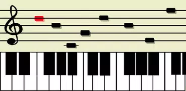 Music notes training for piano