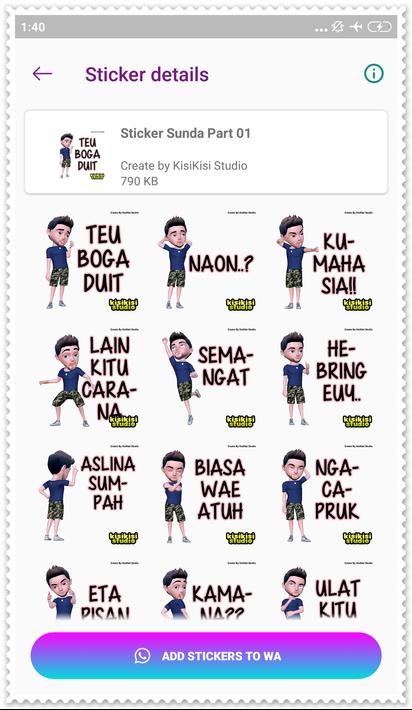 Stiker Sunda Lucu WA Stickers for Android - APK Download