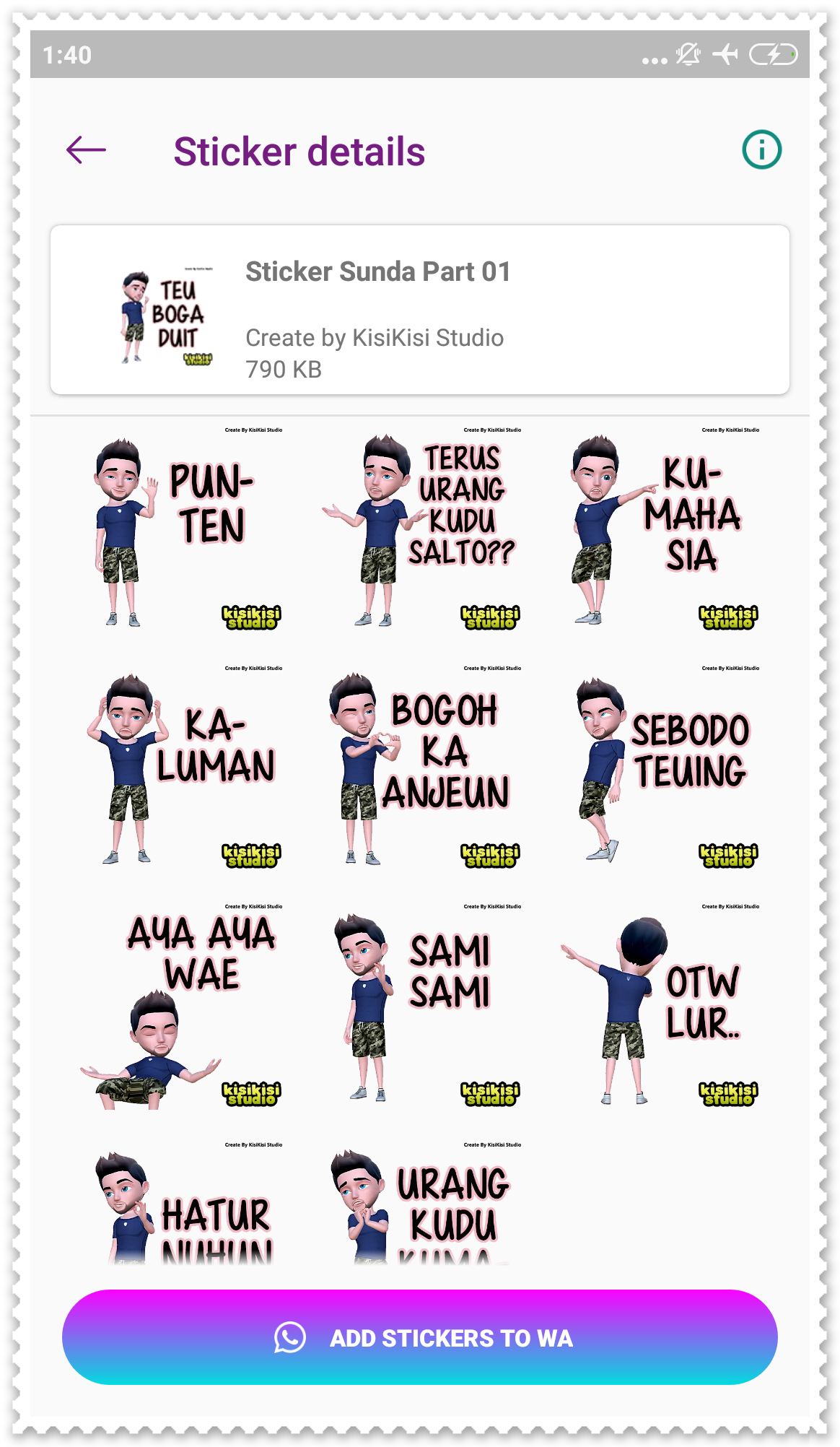  Stiker  Sunda Lucu  WA Stickers APK 1 0 0 f r Android 