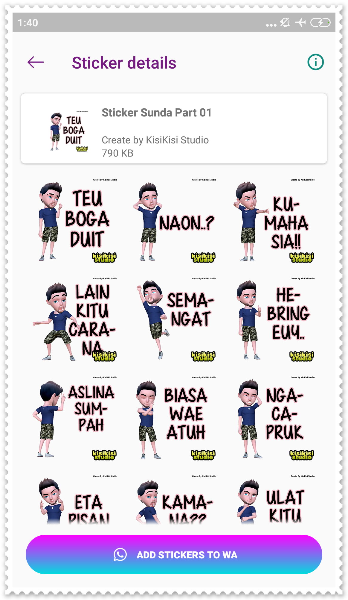  Stiker  Sunda Lucu  WA Stickers APK 1 0 0 f r Android 