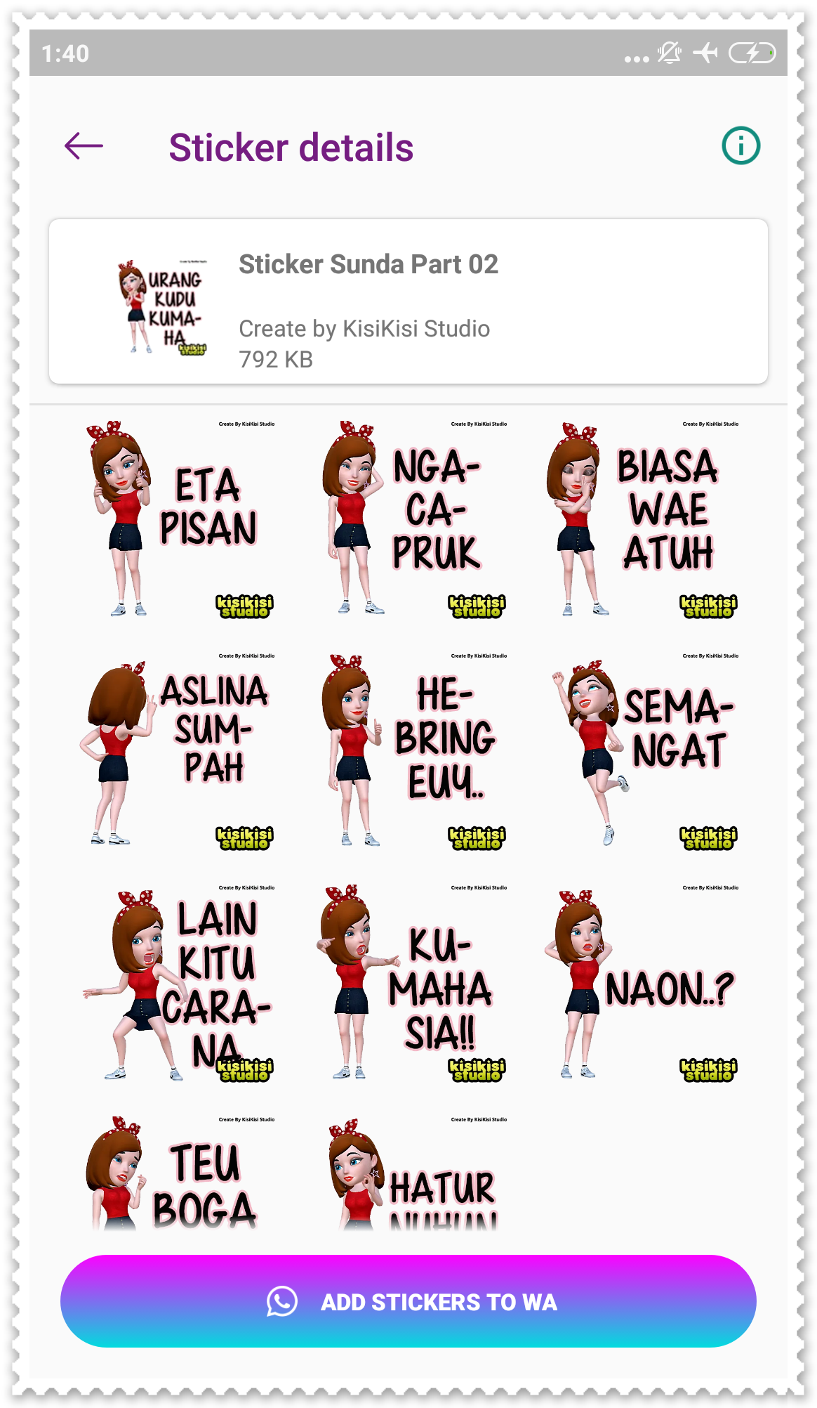  Stiker  Sunda Lucu  WA  Stickers APK 1 0 0 Download  for 