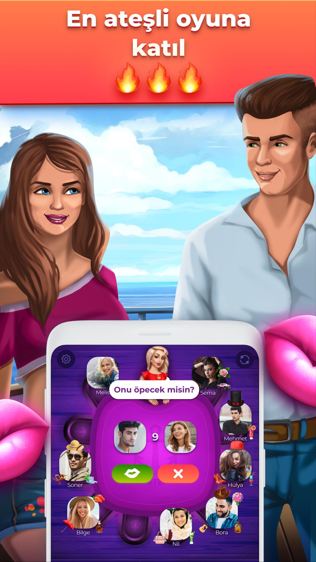android icin sise cevirme kiss cruise opusme ve sohbet oyunu apk yi indir