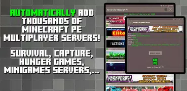 Servers for Minecraft PE