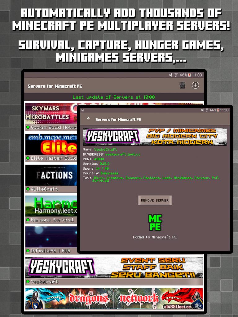 Servers For Minecraft Pe Apk 2 16 Download For Android Download Servers For Minecraft Pe Apk Latest Version Apkfab Com