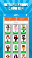 Skins Girls for Minecraft PE captura de pantalla 1
