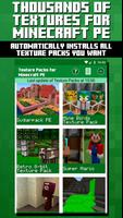 Texture Packs for Minecraft PE Affiche