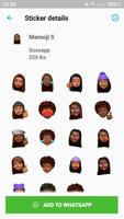 Memoji Black People Stickers screenshot 3