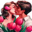 Stickers baiser pour WhatsApp icône