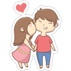 Icona Kissing Stickers