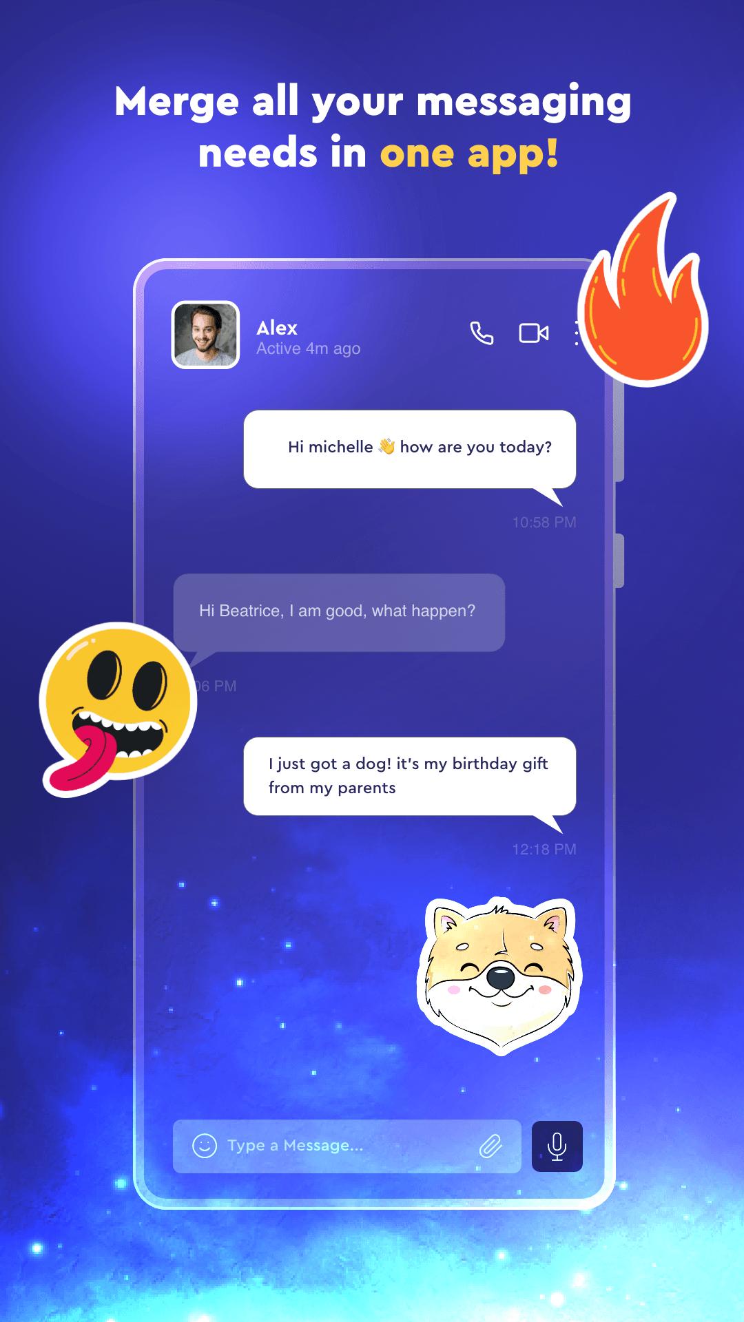 Descarga de APK de Messenger Hub All in One Chat para Android Descarga de APK de Messenger Hub All in One Chat para Android