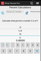 Percent Calculator الملصق