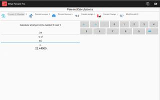 Percent Calculator captura de pantalla 2